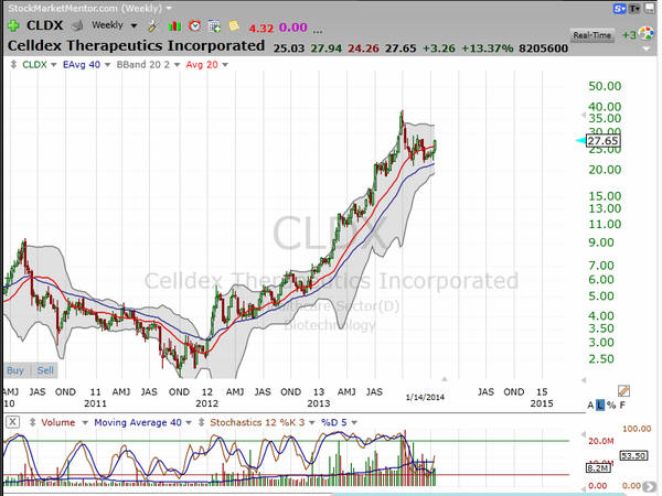 Some ways to pay for multiple positions on Celldex (CLDX)